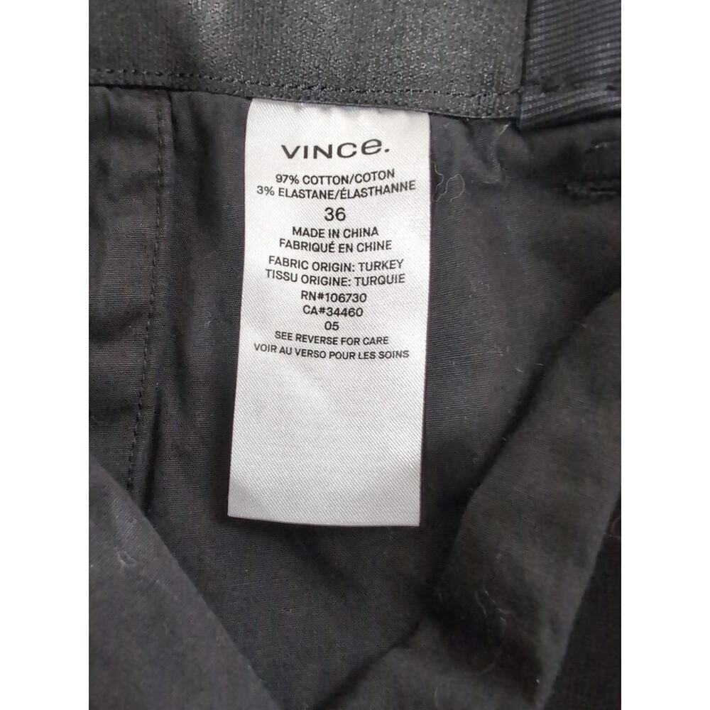 Vince Black Casual Shorts Chino Stretchy Waist Men's 36 Golf Fishing (962) - Picture 5 of 6